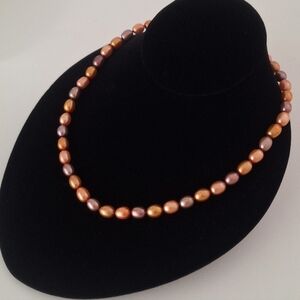 Honora Pearl Necklace in Warm Tones